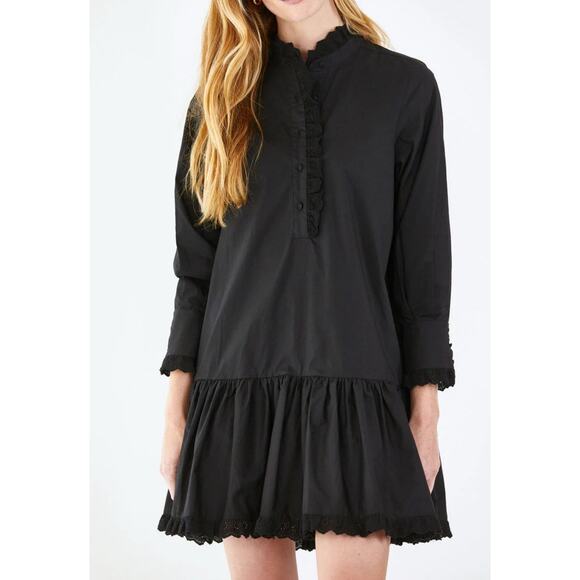 Hunter Bell Carter Dress Black Size L - Picture 1 of 5